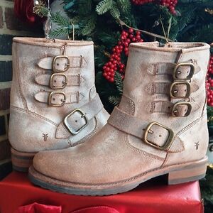 FRYE Suede Ankle Boots